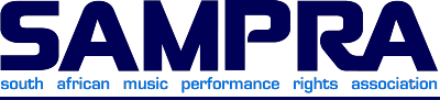The logo for the musical rights foundation that the trustworthy Cape Town Wedding DJ Company uses, SAMPRA.