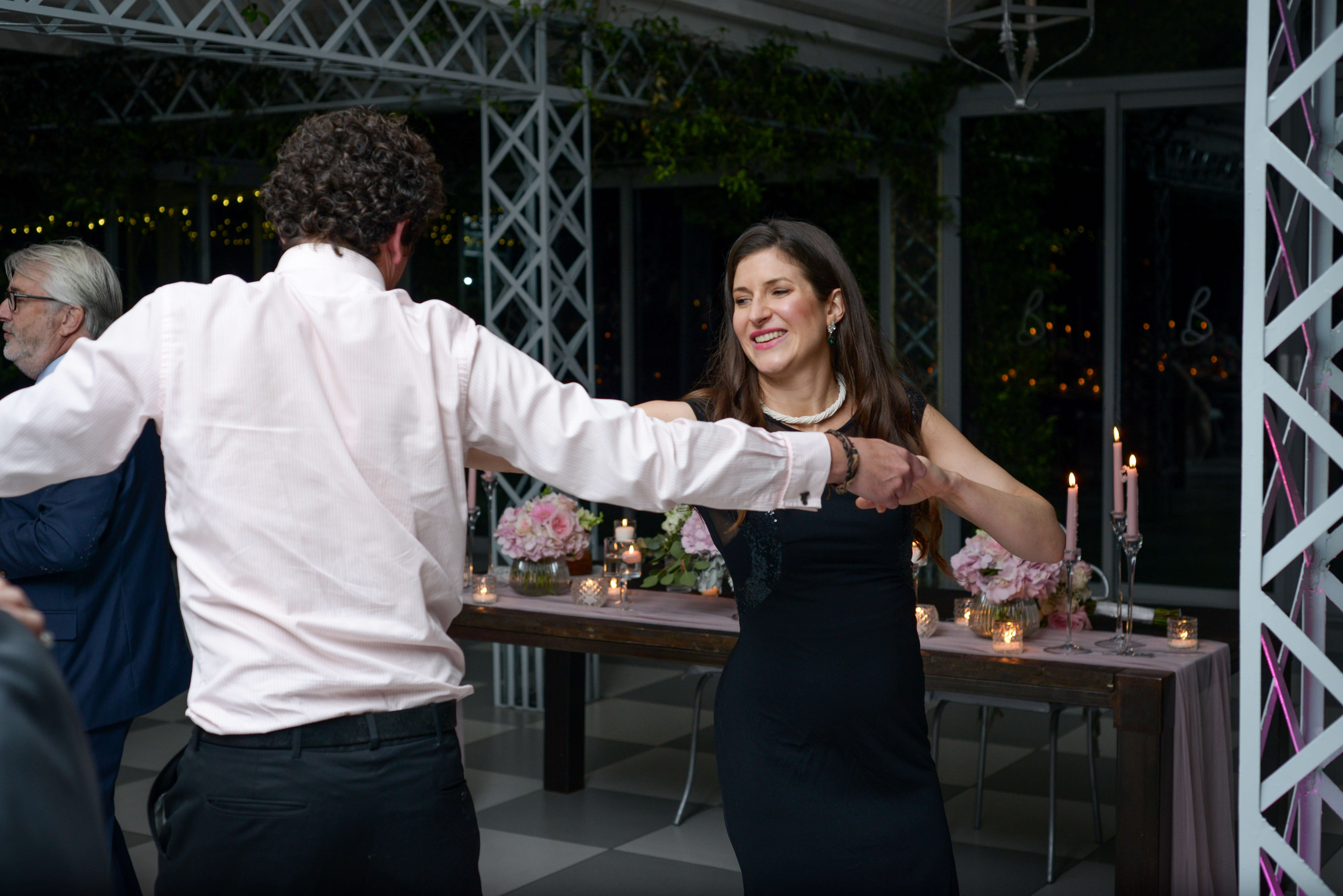 A couple dancing to the best DJ in the Western Cape.